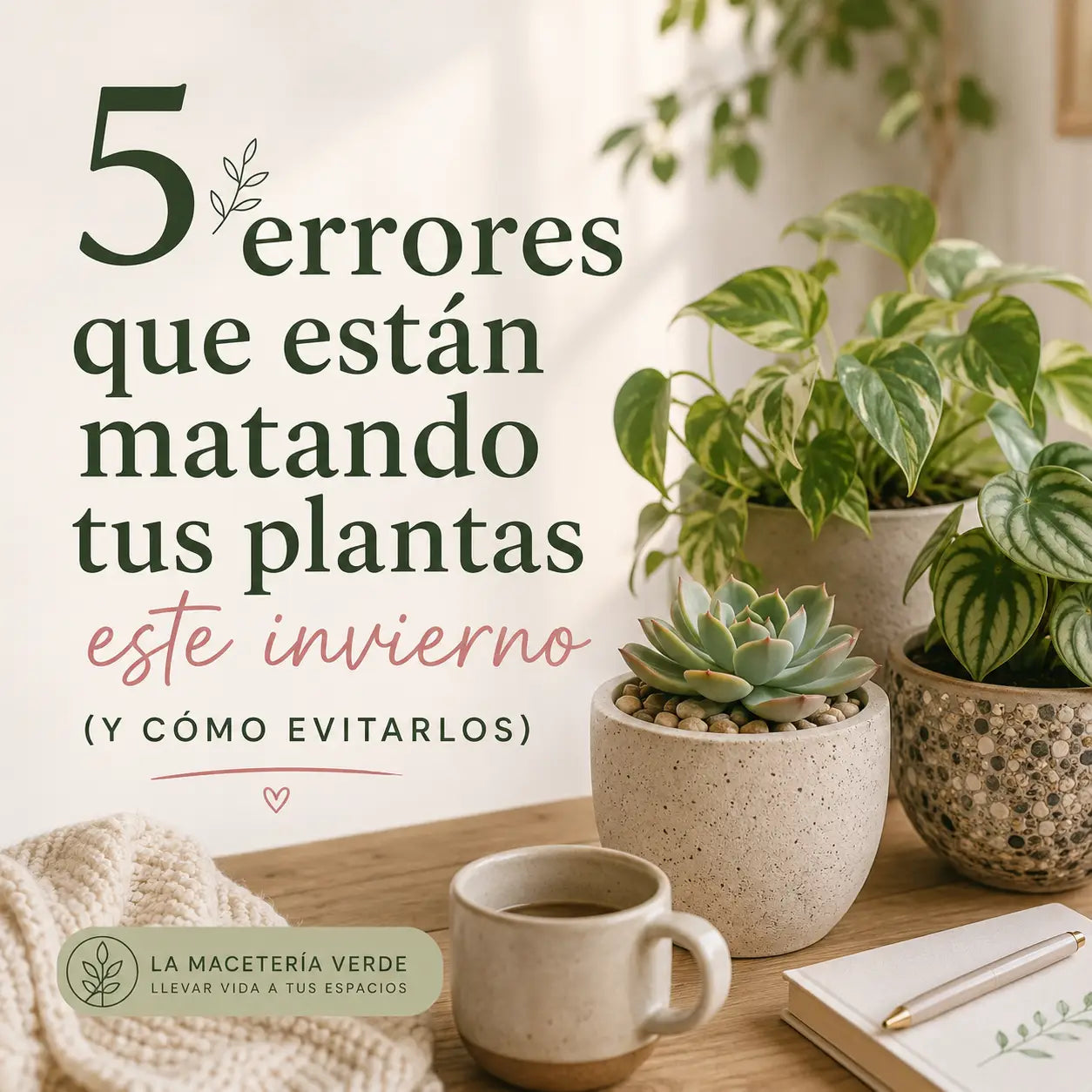 Los 5 errores que están matando tus plantas este invierno (y cómo evitarlos)