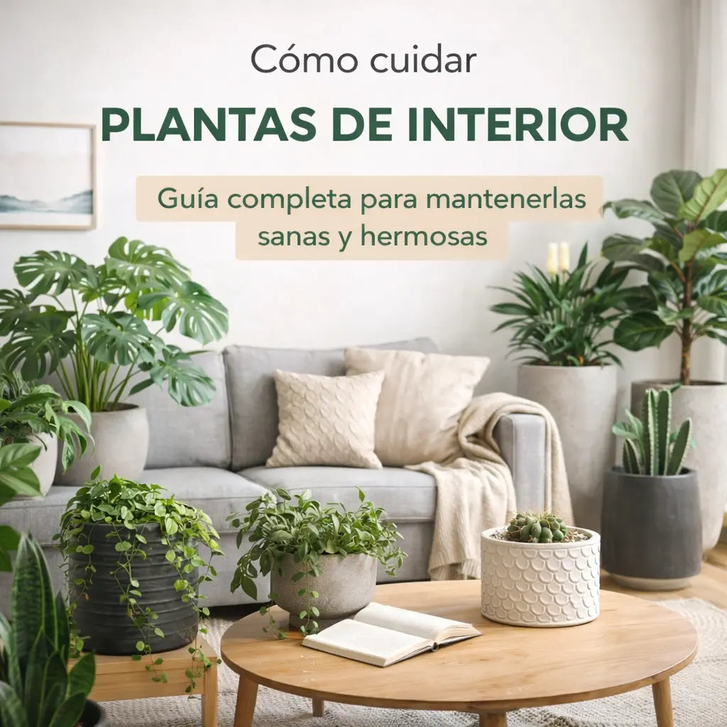 🌿 Cómo cuidar plantas de interior: guía completa para mantenerlas sanas y hermosas