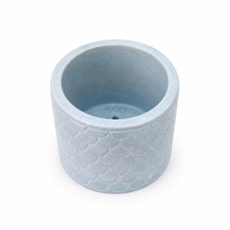 Macetero de Hormigón Sirena | Maceta Decorativa para Suculentas y Regalo