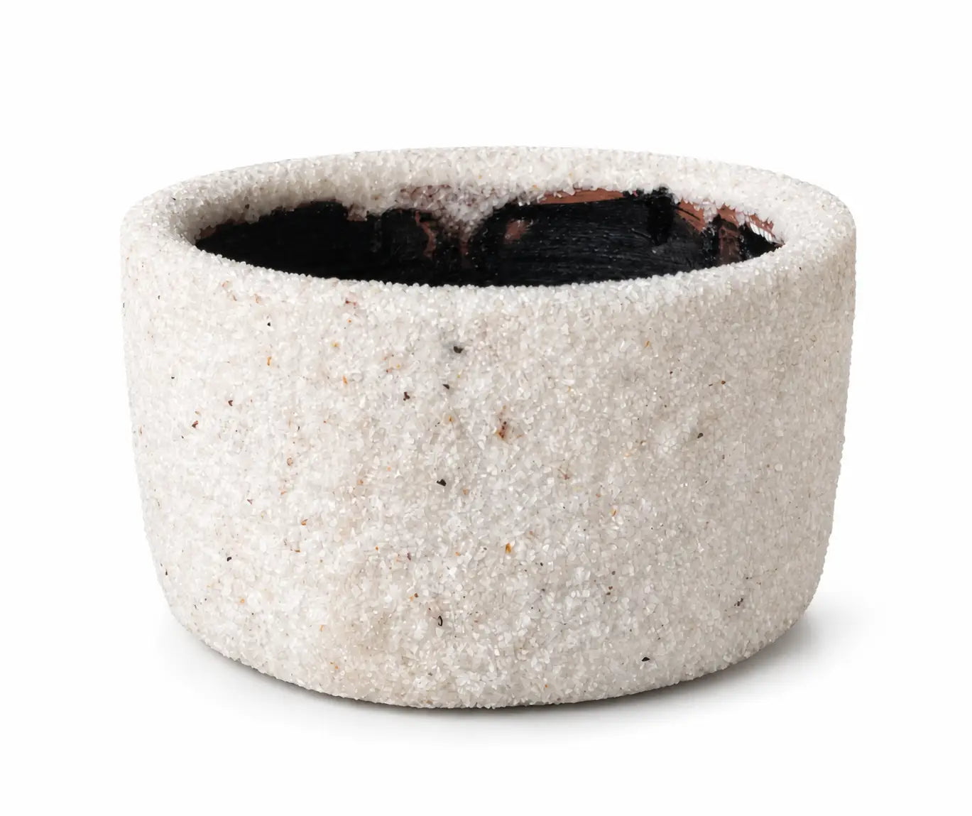 Macetero de Arcilla de Piedras Naturales con Drenaje | Ideal para Regalo y Plantas de Interior y Exterior