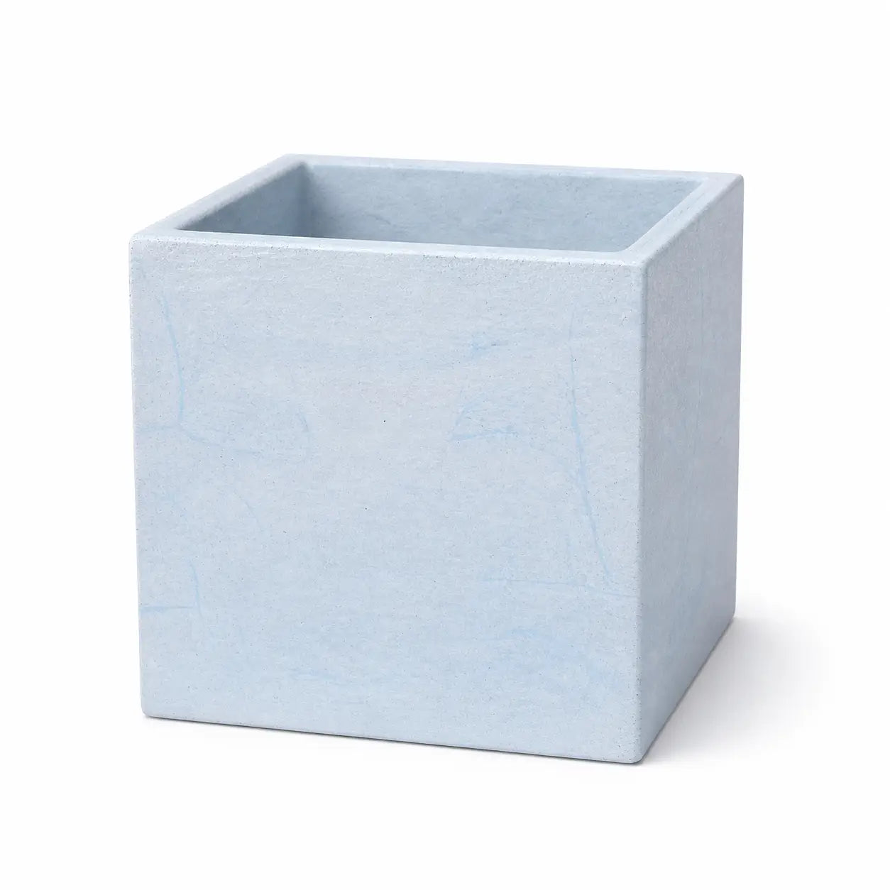 Macetero Cuadrado de Hormigón 12x12 cm con Drenaje | Maceta Moderna para Plantas de Interior y Suculentas