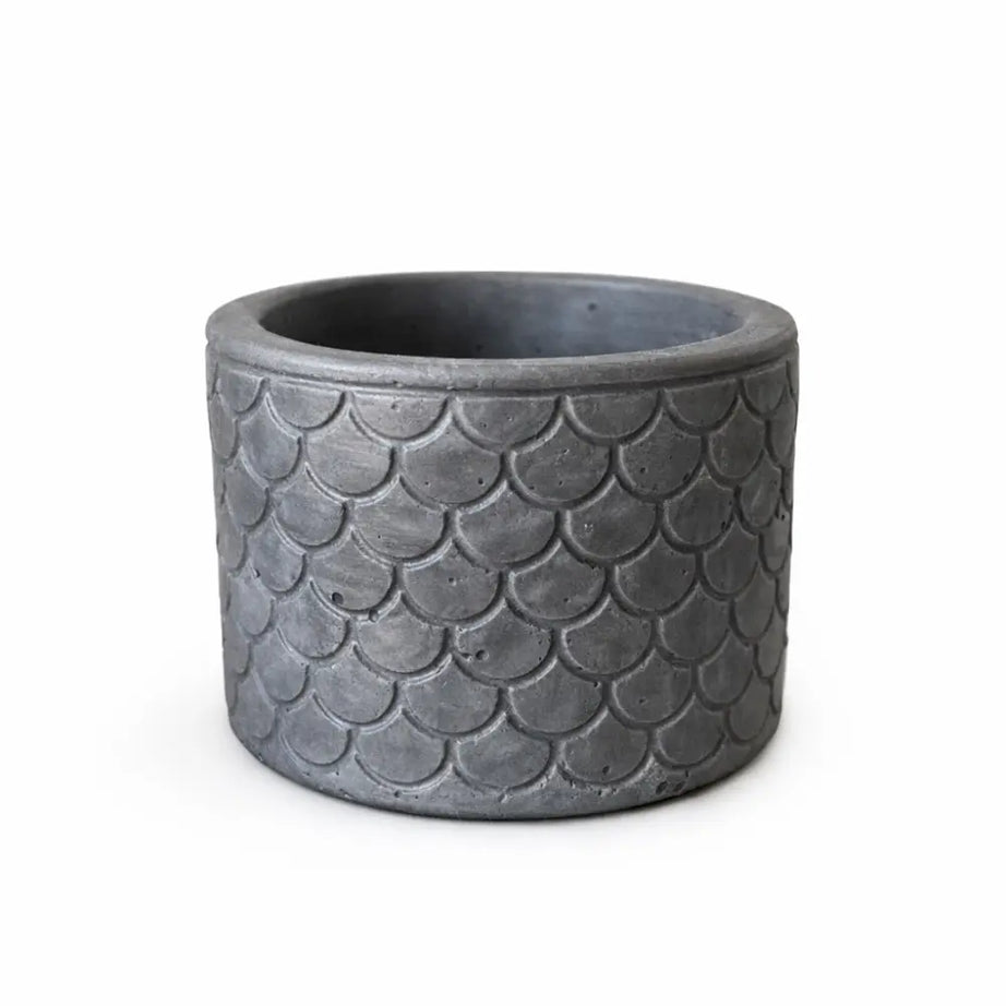 Macetero de Hormigón Sirena | Maceta Decorativa para Suculentas y Regalo