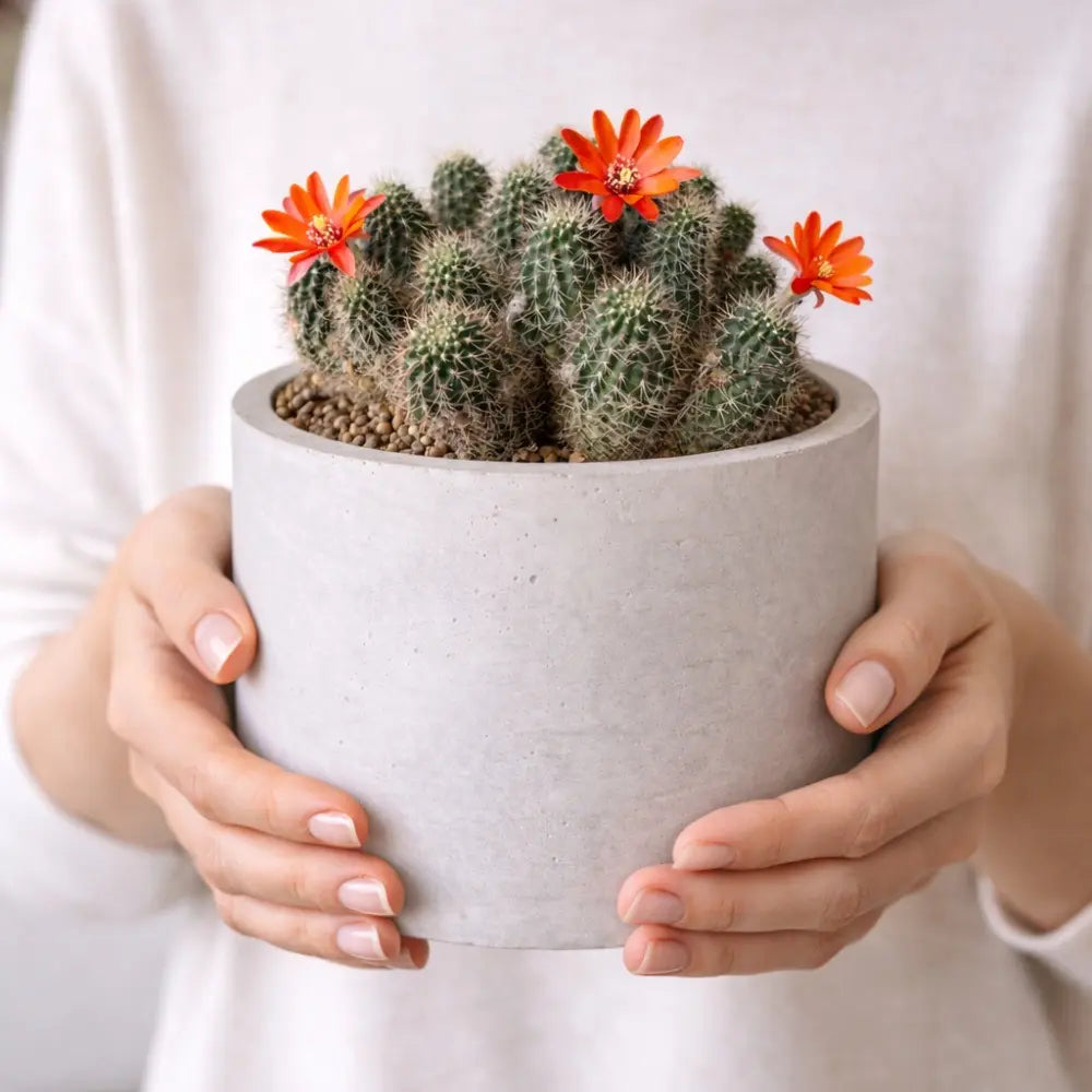 Macetero de Hormigón Tamaño M | Maceta de Cemento para Plantas